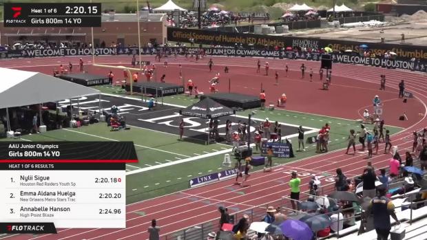 Middle School Girls 800m Prelims 2 - age 14