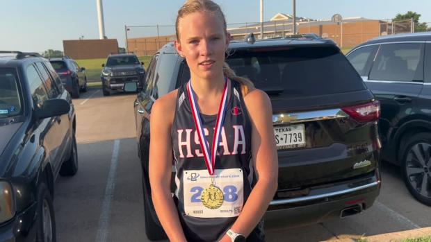 Brooke Fricke Varsity Girls 2 Mile Winner 