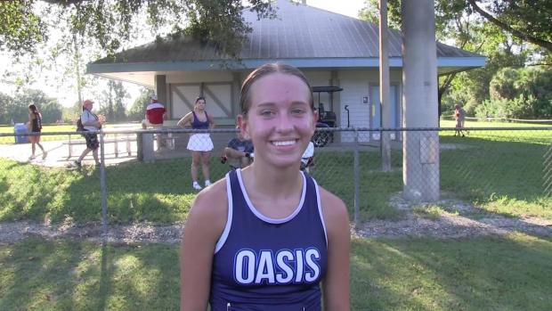 Jazlyn Forbes Girls Varsity Winner at Dunbar Tiger Jamboree