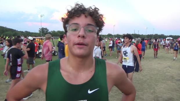 Liam Hougland Wins JV Boys Race