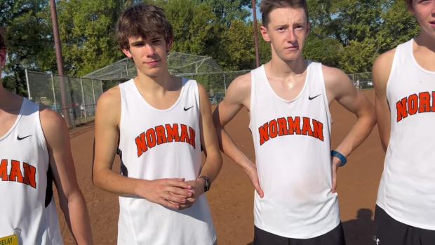 Norman Varsity Boys Six-Mile Relay 3rd Place 