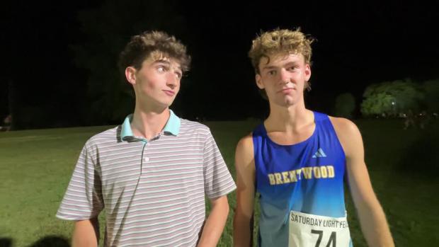 Kehler Vaughn, Cutler Embry, Brentwood - Varsity Boys 1-2