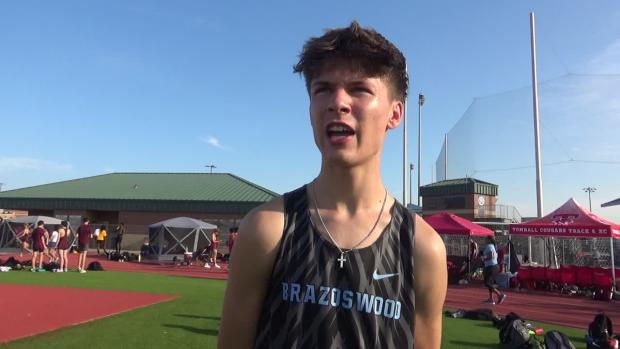 Brayden Smith of BWood takes 3rd in varsity boy's 5k