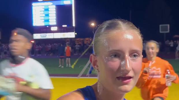 Klaire Eighner runs a PB for the win