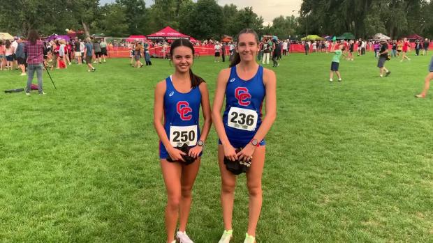 Emily Cohen, Kylee Hu after 1st & 3rd place