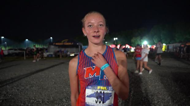 Athena Pluchos wins big in the MS Girls 2 Mile