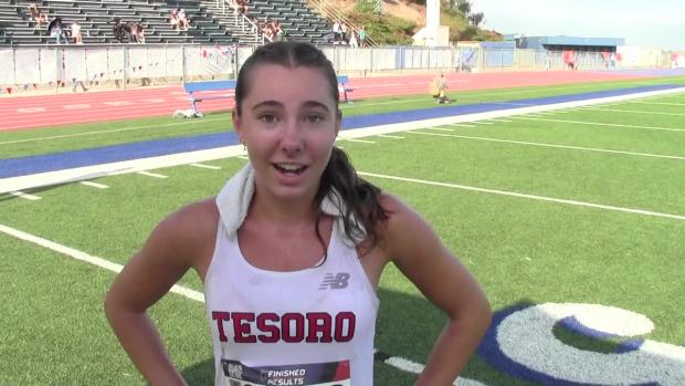 Amber Dazey changes last week's tactics, 2nd in Girls Elite