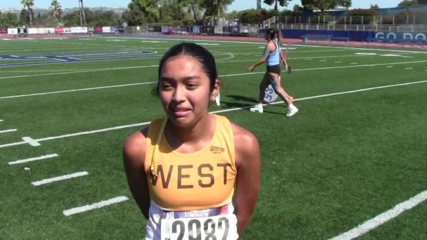 Allison Otero-Vasquez, 1st place in Girls D1 Soph.