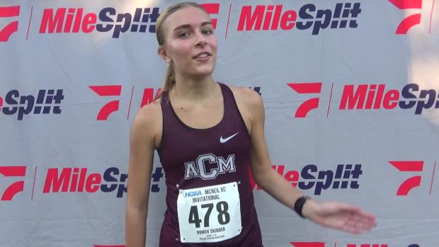 Rowen Skinner finishes 4th in varsity gold race