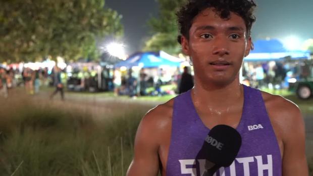Miguel Rebollo After Runner-Up Finish in Gold Varsity B Race