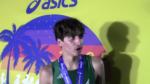 Tyus Joseph overcomes sickness for the Blue Varsity A title