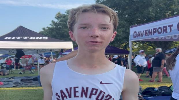 Caleb Bliss balances XC with Marching Band