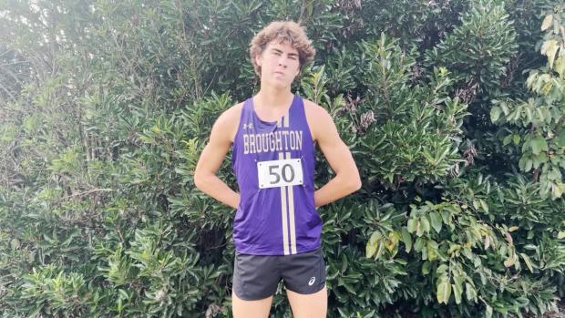 Broughton's Charlie Slawinski is the CAP 8 Boys' Champ!