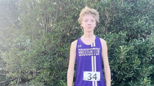 Broughton's Mathew Adams wins CAP 8 JV Boys' Race!