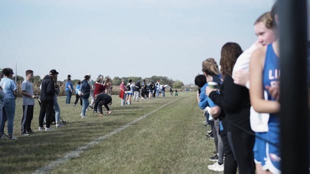 High School Boys Race Finish