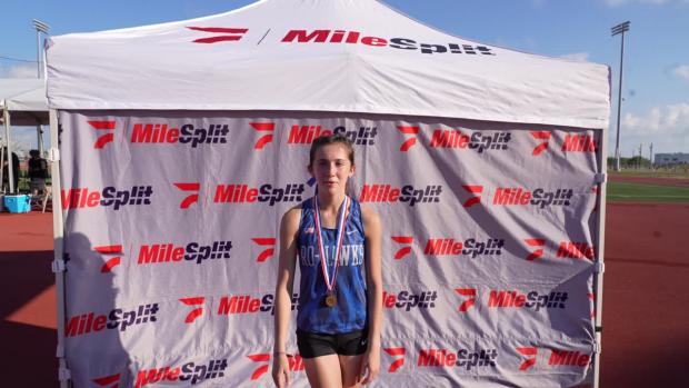 Caroline finley comes in the top 10 to make the state meet