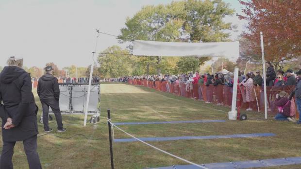 High School Boys Race Finish