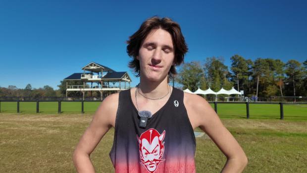 2A boys winner Reid Finley of Liberty