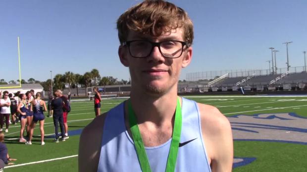 Mason Lablance after winning the 2A-3 Regional