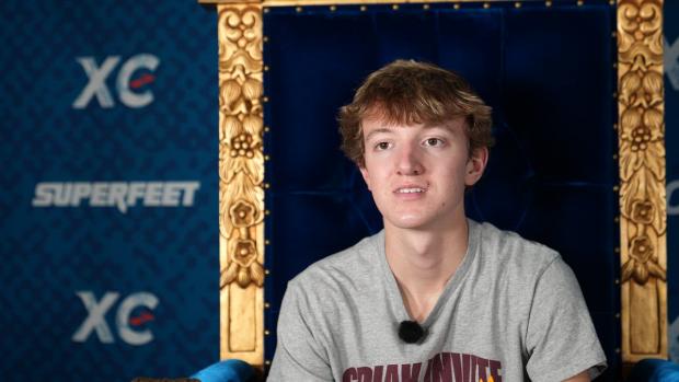 Mikah Peters Ahead of Brooks XC