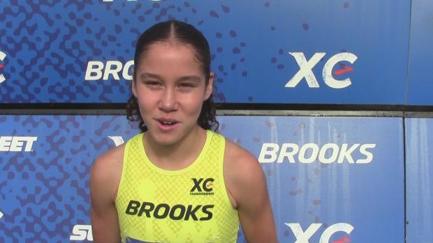 Jaelyn Williams (CA) 3rd at Brooks XC Championships