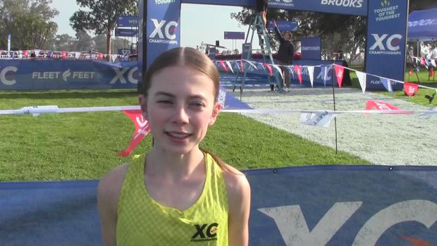 Elli Patterson (CA) 33rd at Brooks XC Championships