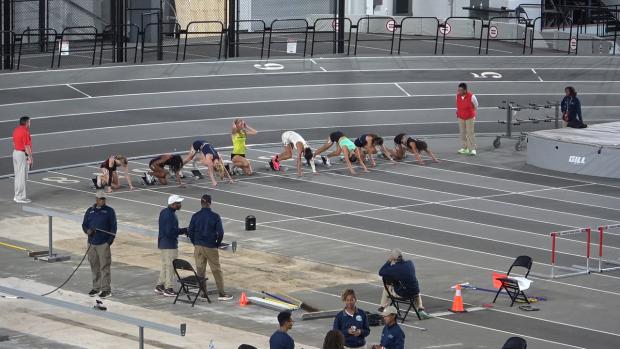 Girls 60 Hurdles Finals Rerun