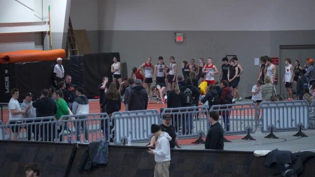 High School Girls Division 60m Hurdles Finals Section 1