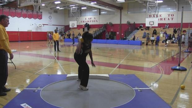 NPB Girls Shot Put - NJSIAA Relays