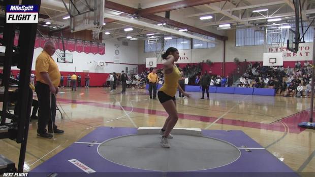 Group 1 Girls Shot Put - NJSIAA Relays