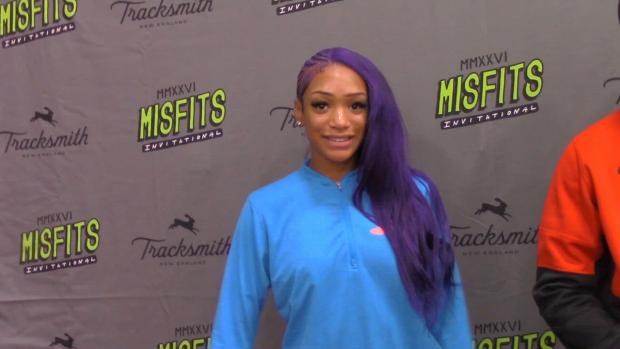 Rebekah Garrett is happy to be back home