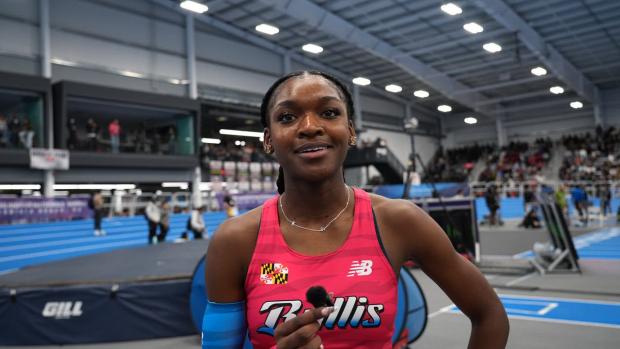 Kassidy Hopkins Wins The 60mH At VA Showcase