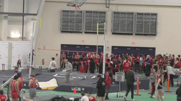 Senior Boys 55 Hurdles Finals Section 2