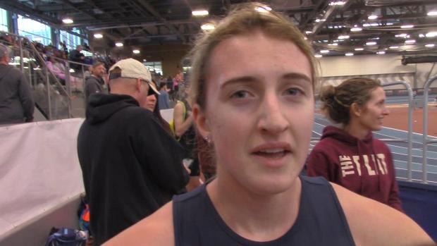 Charlee Gall wins tough Tracksmith girls mile