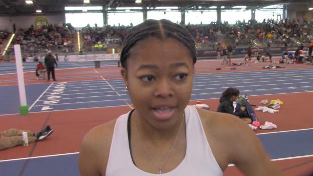 Nadia Ford leads 60m field after prelims