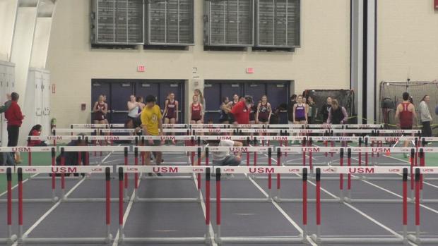 Girls 55 Hurdles Finals Section 1