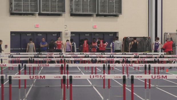 Boys 55 Hurdles Prelims Heat 1
