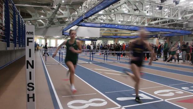 Girls 55 Hurdles Prelims Heat 2