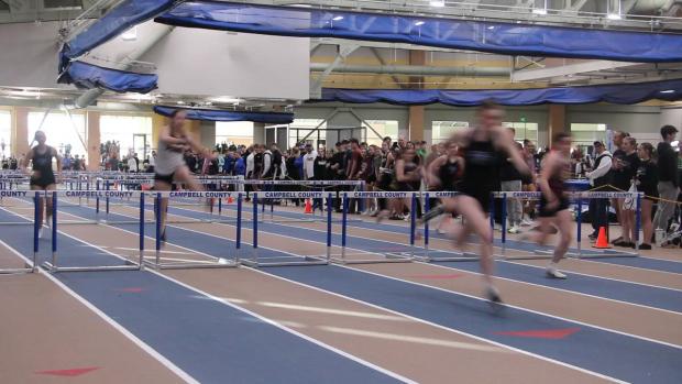 Girls 55 Hurdles Prelims Heat 3