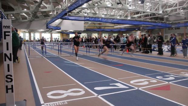 Girls 55 Hurdles Prelims Heat 6