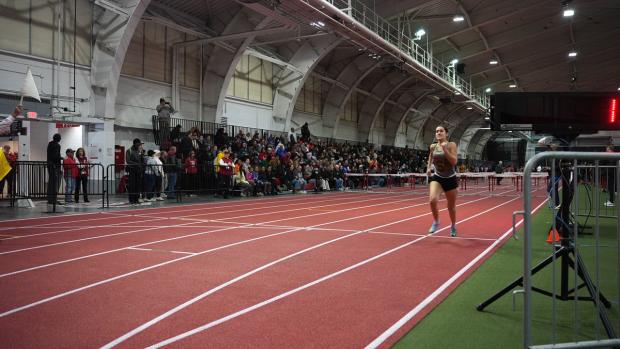 Girls 60 Hurdles Prelims Heat 1