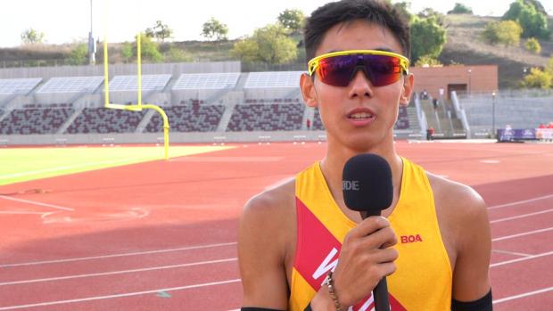 Aidan Antonio Reacts to Close Finish at CIF-SS Finals