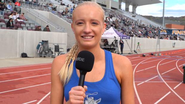 Summer Wilson After Breaking 3 Mile US Record