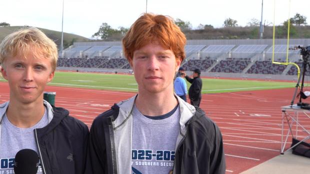 Dos Pueblos Owen Abbot and Phillip Contakes After D2 Team Win
