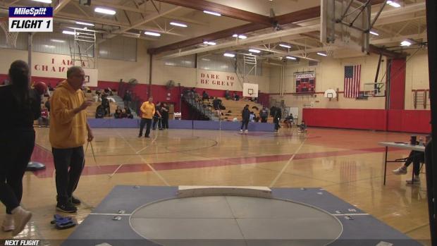 Group 4 Girls Shot Put Competition - NJSIAA Sectional