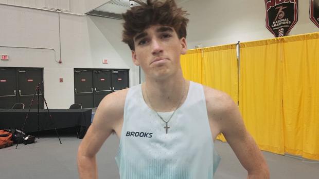 Brian Burns dominates for US #3 1:50.81 800! Talks Journey
