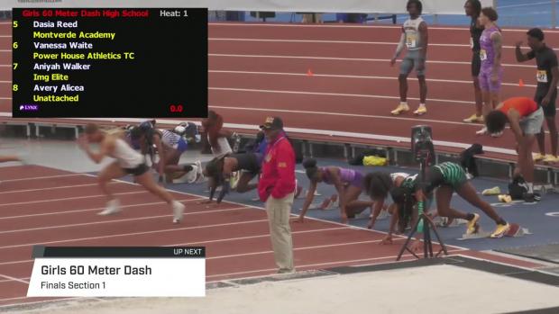 Lee Peters runs Girls Indoor 60m US #4 7.33 60m