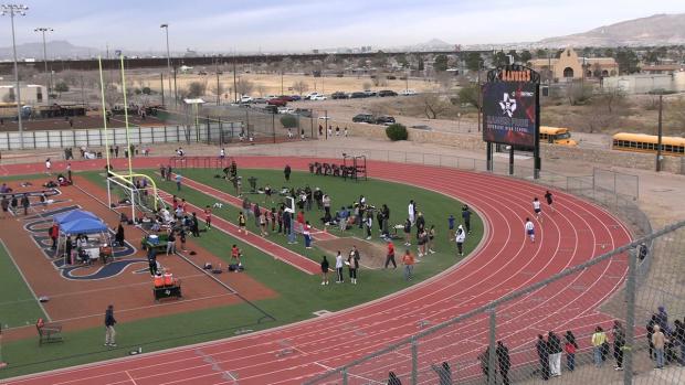 Open Boys 4x100 Relay Finals Section 1