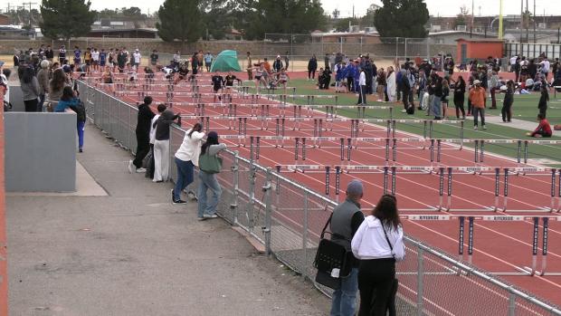 Varsity Girls 100 Hurdles Finals Section 1