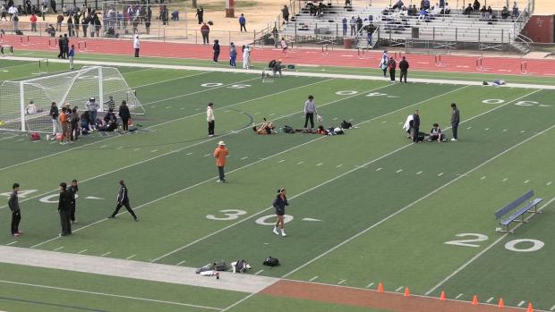 Freshman Girls 300 Hurdles Finals Section 1